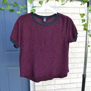 Burgundy Basic Tee